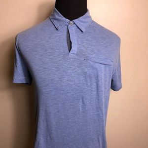 Banana Republic Blue Polo Short Sleeve